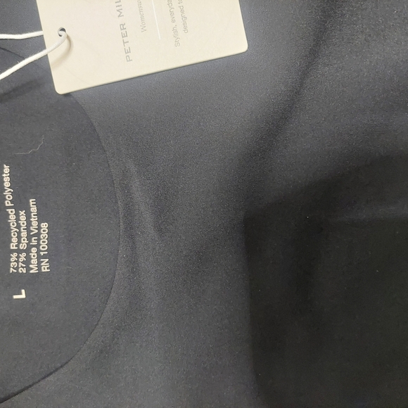 Peter Millar Black Sleeveless Boxy Tank Top - Picture 6 of 6